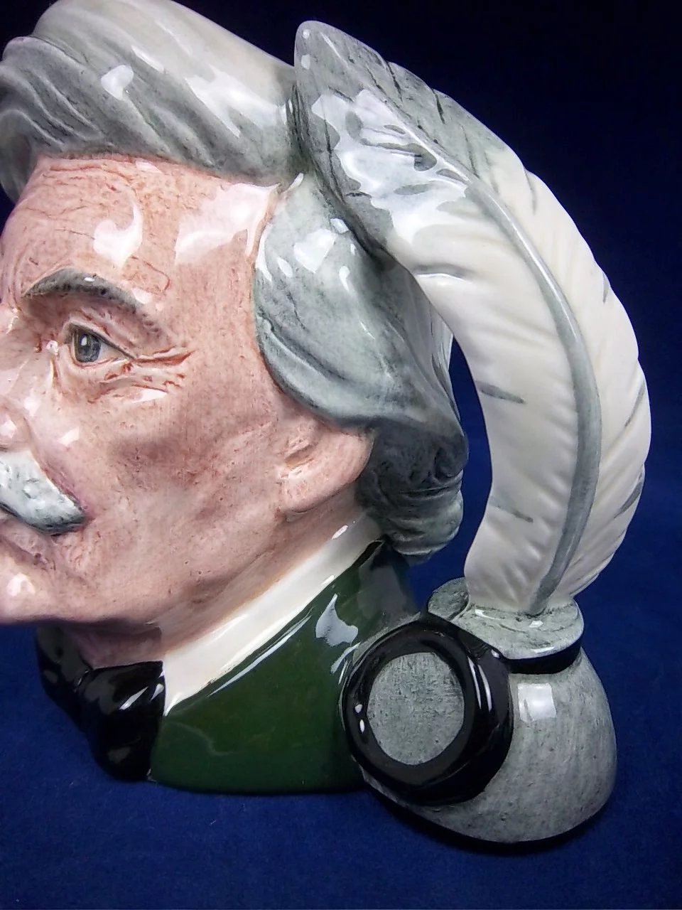 Royal Doulton Small Character Jug of Mark Twain by Eric Griffiths - Image 10