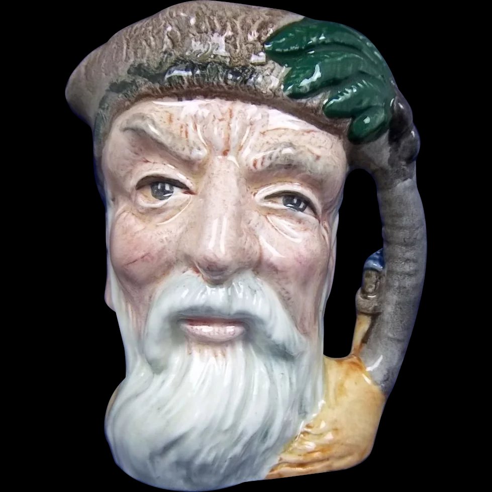 Royal Doulton Small Character Jug Of Robinson Crusoe by Max Henk