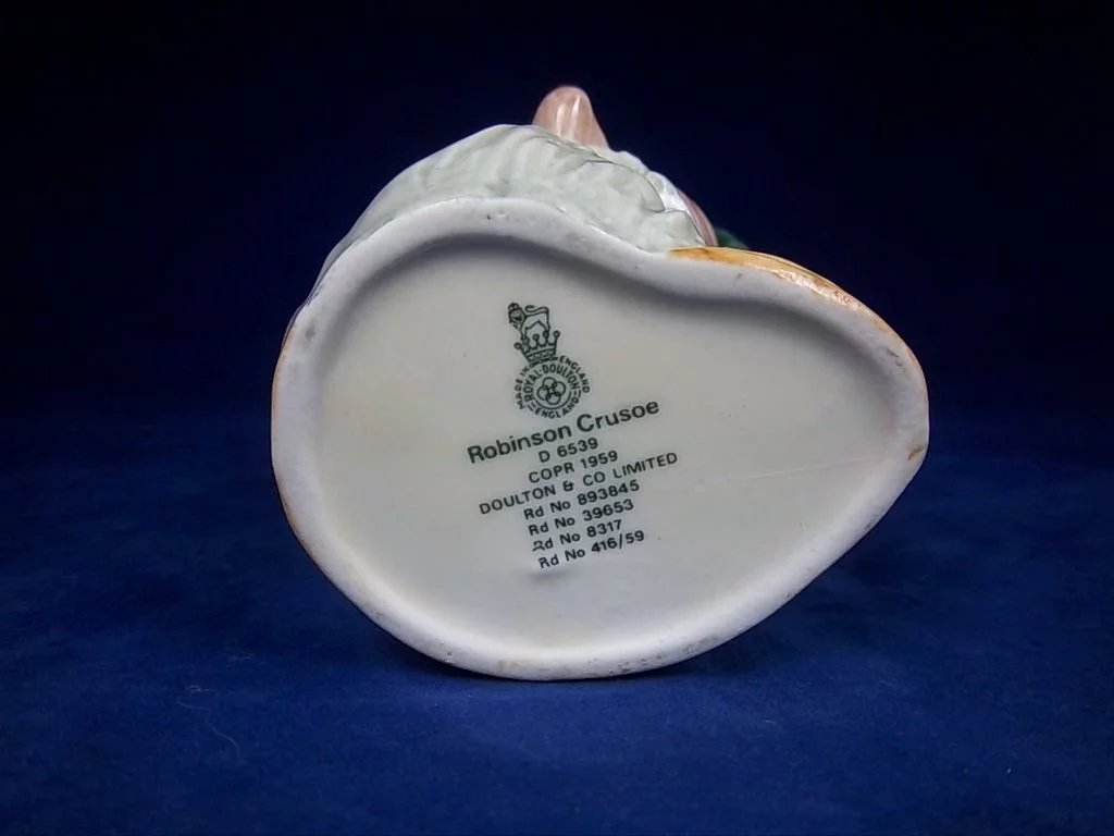 Royal Doulton Small Character Jug Of Robinson Crusoe by Max Henk - Image 7