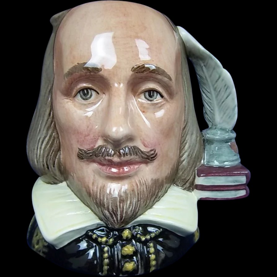Royal Doulton Small Character Jug Of Shakespeare by William K. Harper