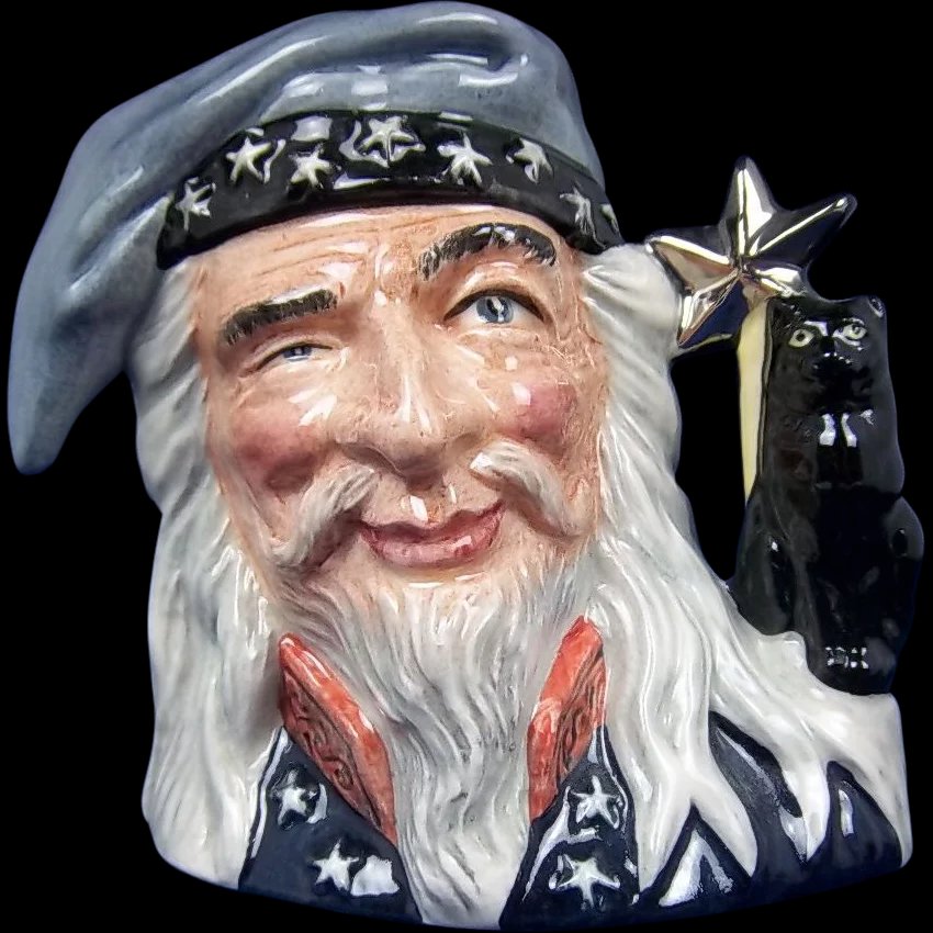 Royal Doulton Small Character Jug of The Wizard by Stanley J. Taylor