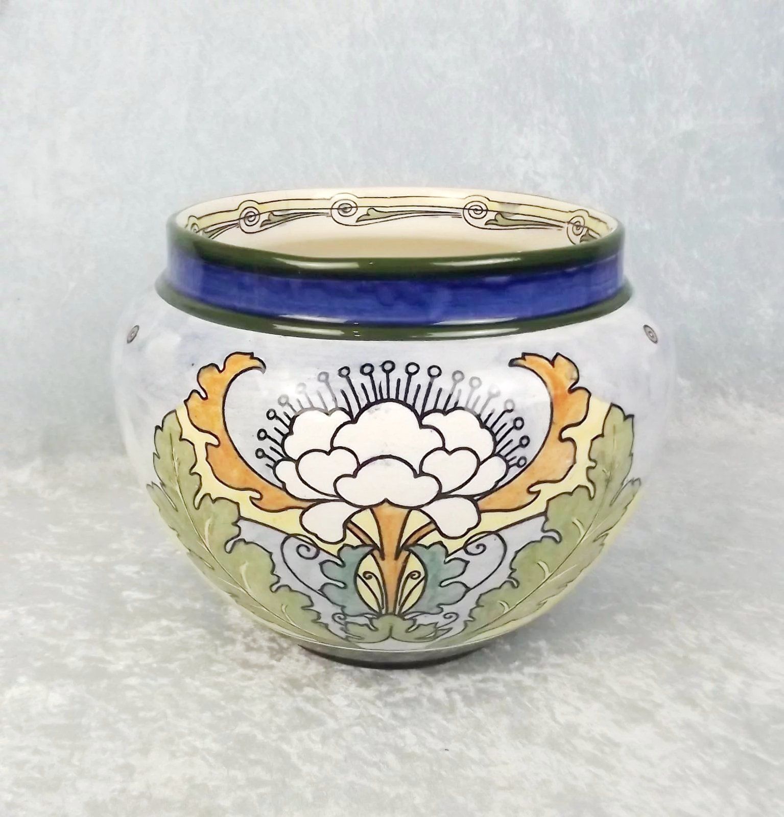 Royal Doulton Stoneware Jardiniere Circa 1910