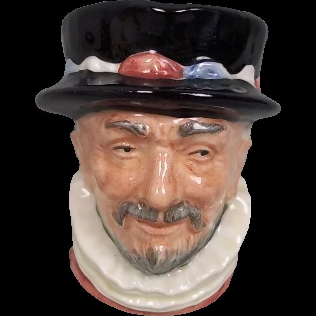 Royal Doulton Toby Jug:- D6233 Beefeater (Variation 4)