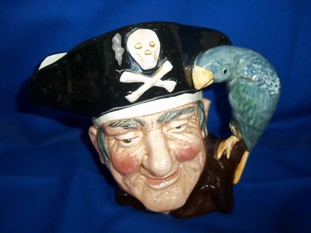 Royal Doulton Toby Jug:- D6335 "Long John Silver" - Image 2