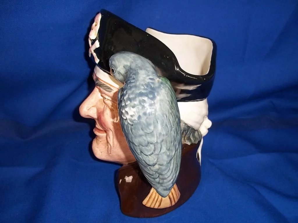 Royal Doulton Toby Jug:- D6335 "Long John Silver" - Image 5