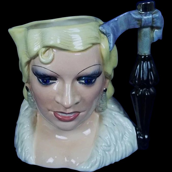 Royal Doulton Toby Jug D6688 Mae West 'Celebrity Collection