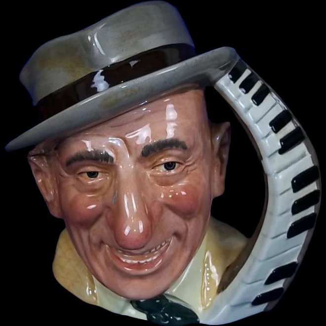 Royal Doulton Toby Jug:- D6708 "Jimmy Durante"