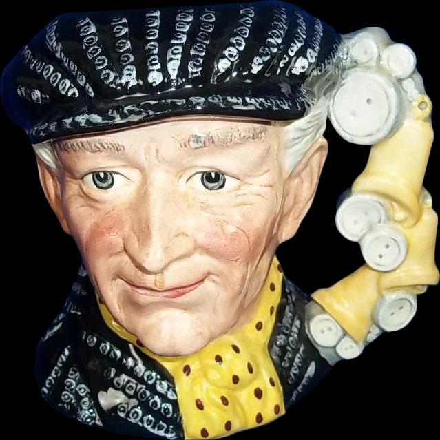 Royal Doulton Toby Jug:- D6760 "Pearly King"