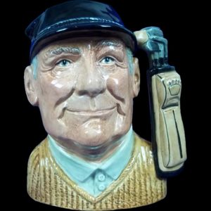 Royal Doulton Toby Jug "Golfer" D6623 by D.B Biggs