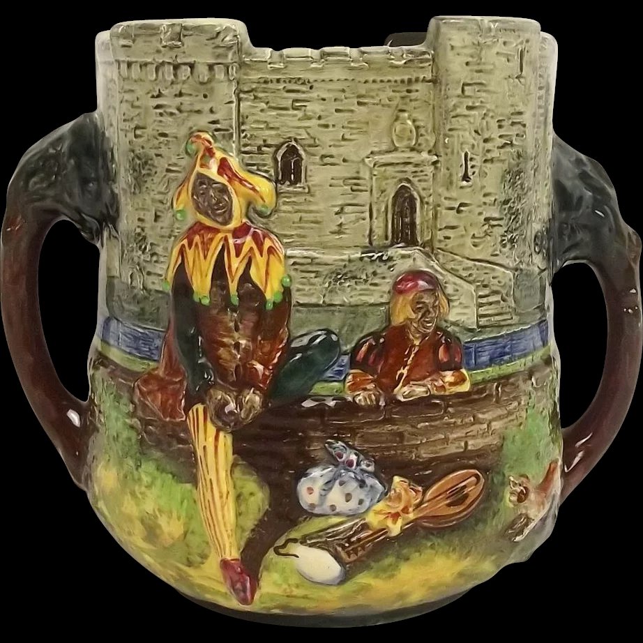 Royal Doulton The Wandering Minstrel Loving Cup By Fenton & Noke