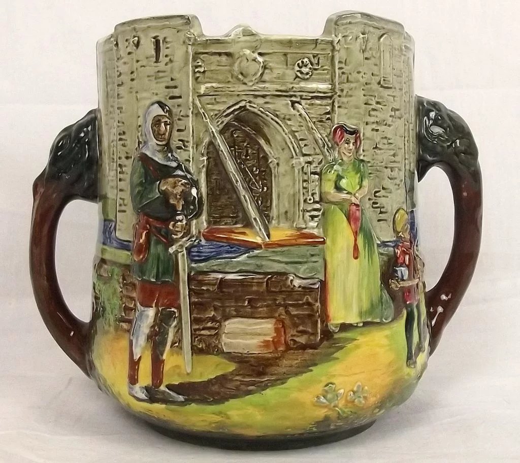Royal Doulton The Wandering Minstrel Loving Cup By Fenton & Noke - Image 5