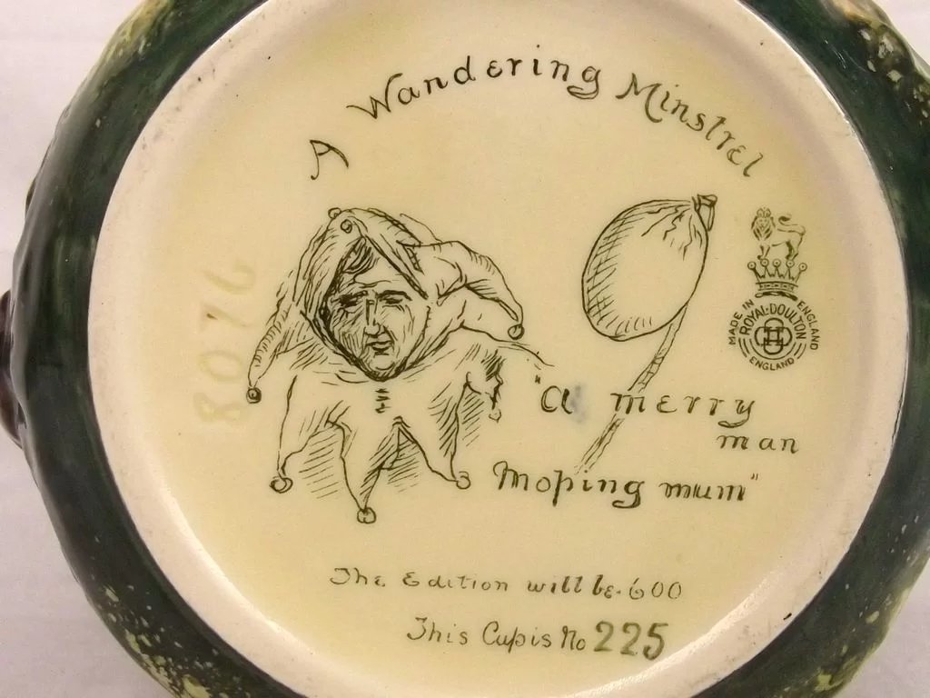 Royal Doulton The Wandering Minstrel Loving Cup By Fenton & Noke - Image 9