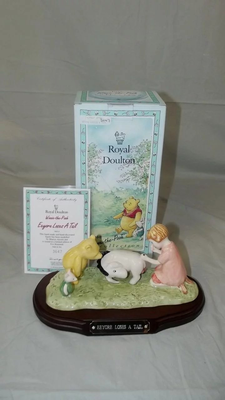 Royal Doulton 'Eeyore Loses A Tail' Figurine Winnie The Pooh Ltd Ed. WP15 #3 - Image 2