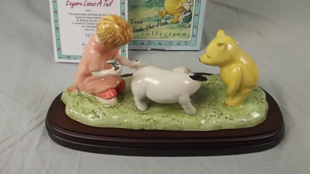 Royal Doulton 'Eeyore Loses A Tail' Figurine Winnie The Pooh Ltd Ed. WP15 #3 - Image 5