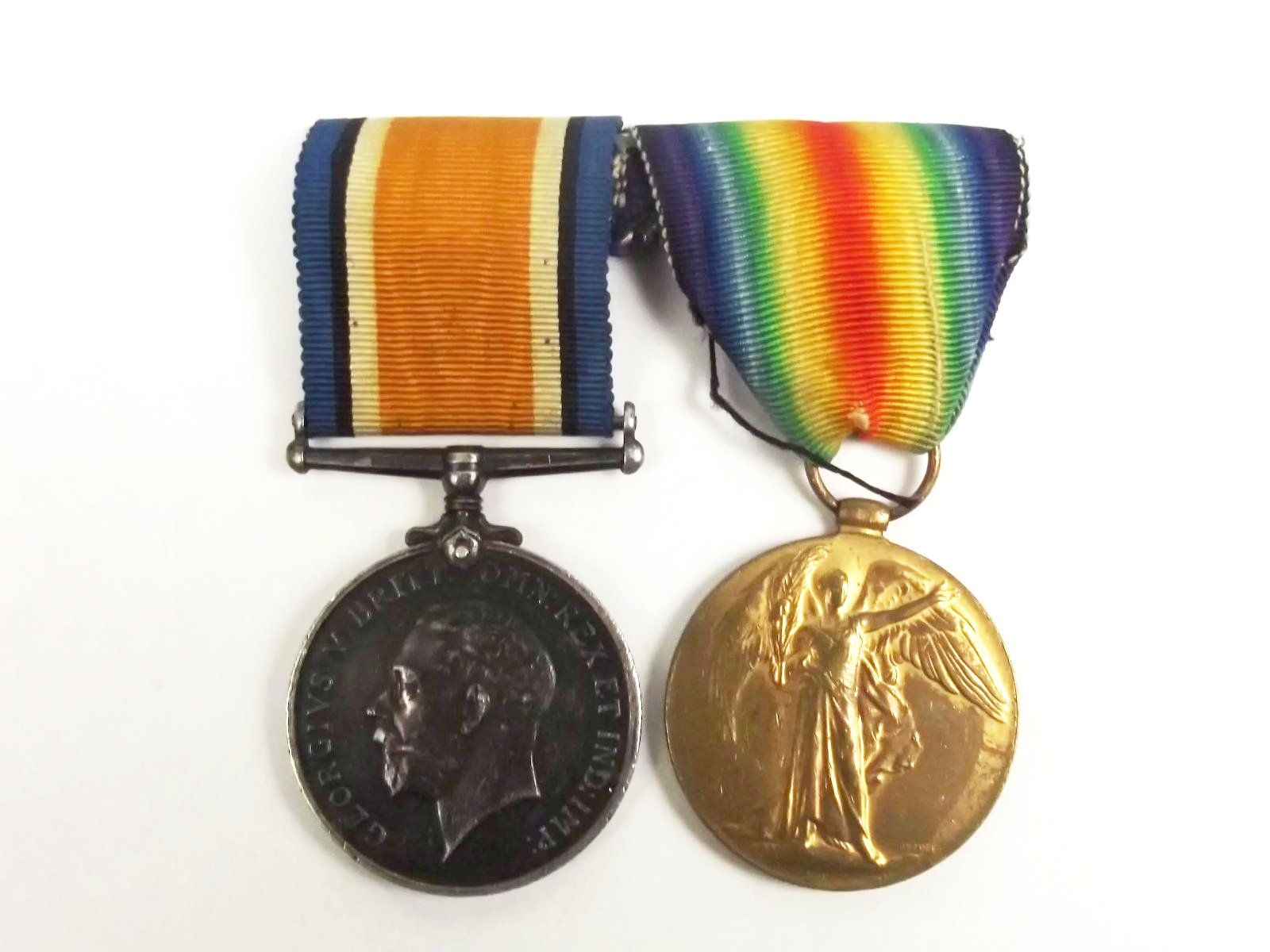 Royal Navy WW1 Medal Pair Able Seaman F.A. Felce