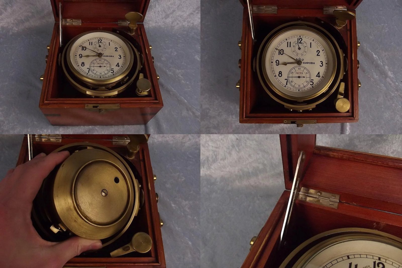 Russian 2 Day Chronometer U.M. Kupoba Ships Clock - Image 9
