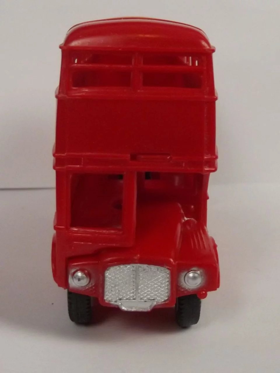 Salco 454 -Red Friction Powered Double Decker Bus - Image 6