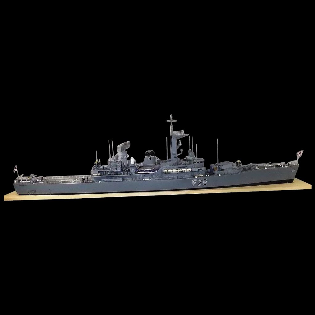 Scratch Built Leander Class Frigate Model HMS Cleopatra By Derek Head