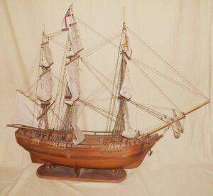 Scratch Built Model Of The HMS Bounty 1787 1:36 Scale