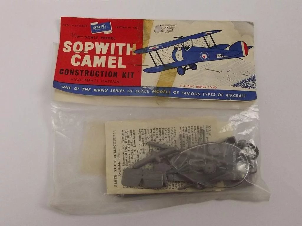 Sealed Airfix 1/72nd Scale Series 1 Sopwith Camel Type 1 Bagged Kit 1957 - Image 2