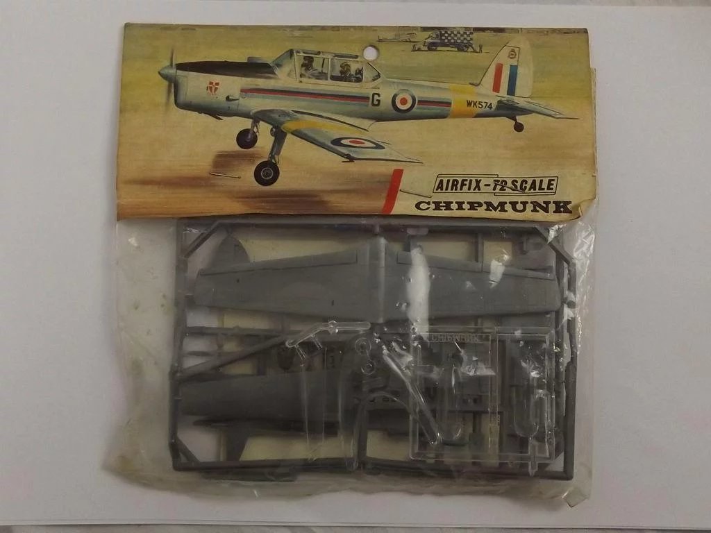 Sealed Airfix 1/72nd Scale Series 1 Chipmunk Type 3 Bagged Kit 1970 - Image 2