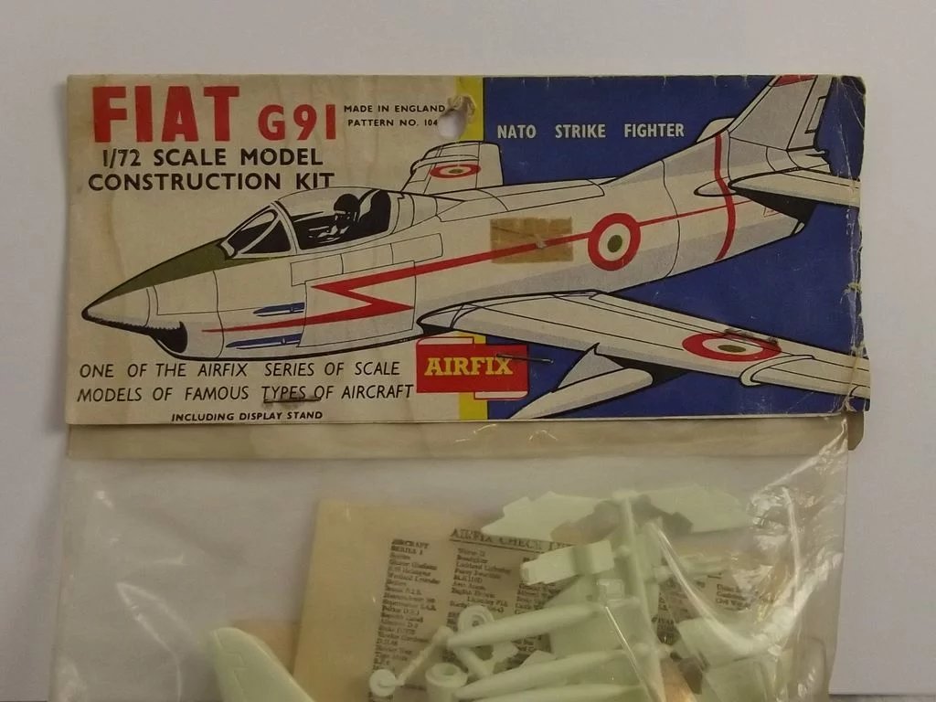 Sealed Airfix 1/72nd Scale Series 1 Fiat G91 Type 2 Bagged Kit 1959 - Image 3