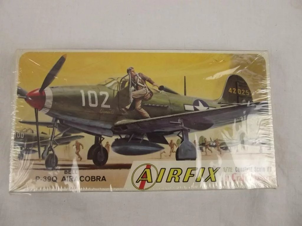 Sealed Airfix Bell P-39Q Aircobra 1/72nd Scale Aircraft Boxed Kit 1963 - Image 2