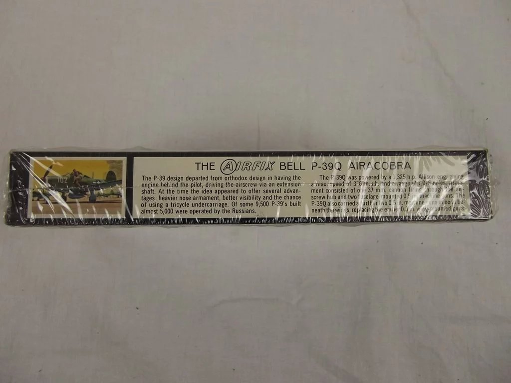 Sealed Airfix Bell P-39Q Aircobra 1/72nd Scale Aircraft Boxed Kit 1963 - Image 4