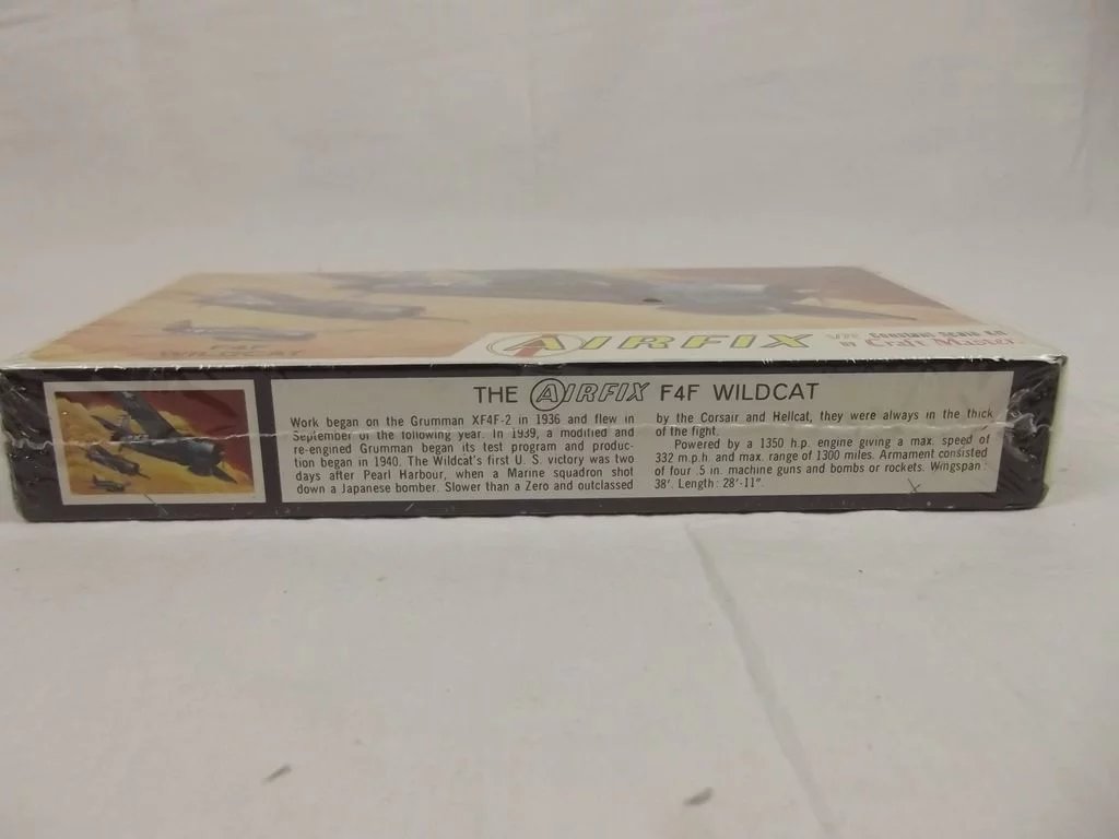 Sealed Airfix F4F Wildcat 1/72nd Scale Aircraft Boxed Kit 1963 - Image 4