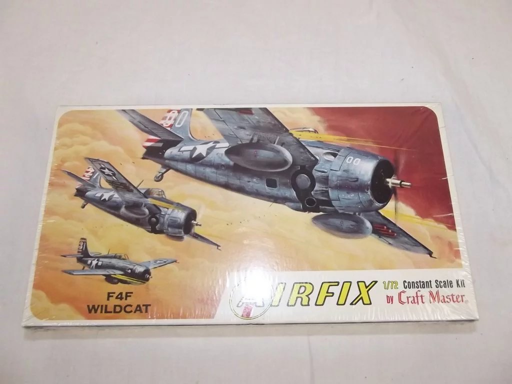 Sealed Airfix F4F Wildcat 1/72nd Scale Aircraft Boxed Kit 1963 - Image 7