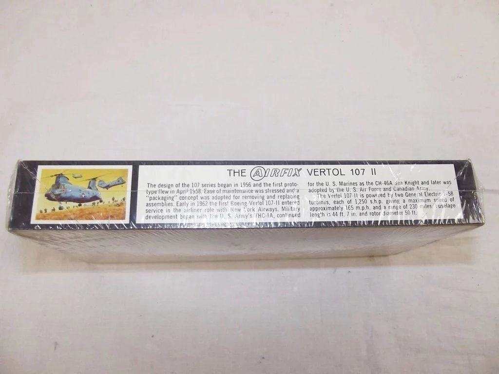 Sealed Airfix Vertol 107-II 1/72nd Scale Aircraft Boxed Kit 1963 - Unopened - Image 5
