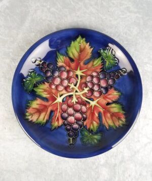 Selfridges Of London Moorcroft Grapes & Vine Pattern Charger