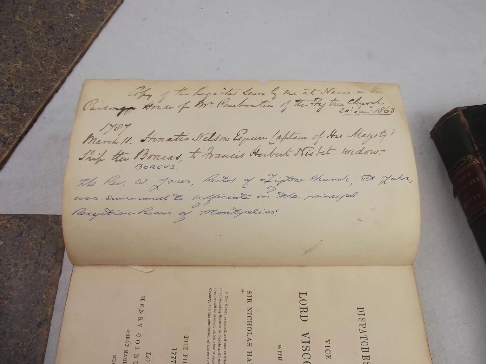 Set Of Six Books Nelsons Despatches And Letters 2nd Edition c1845/6 - Image 5