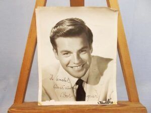 Signed Autograph Robert Wagner Studio Shot Circa 1950’s