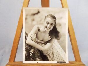 Signed Autograph Shirley Jones Studio Shot Circa 1950’s