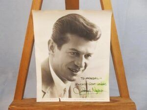 Signed Autograph Universal George Nader Studio Shot 1956