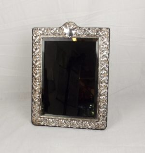 Silver Framed Free Standing Mirror London 1989