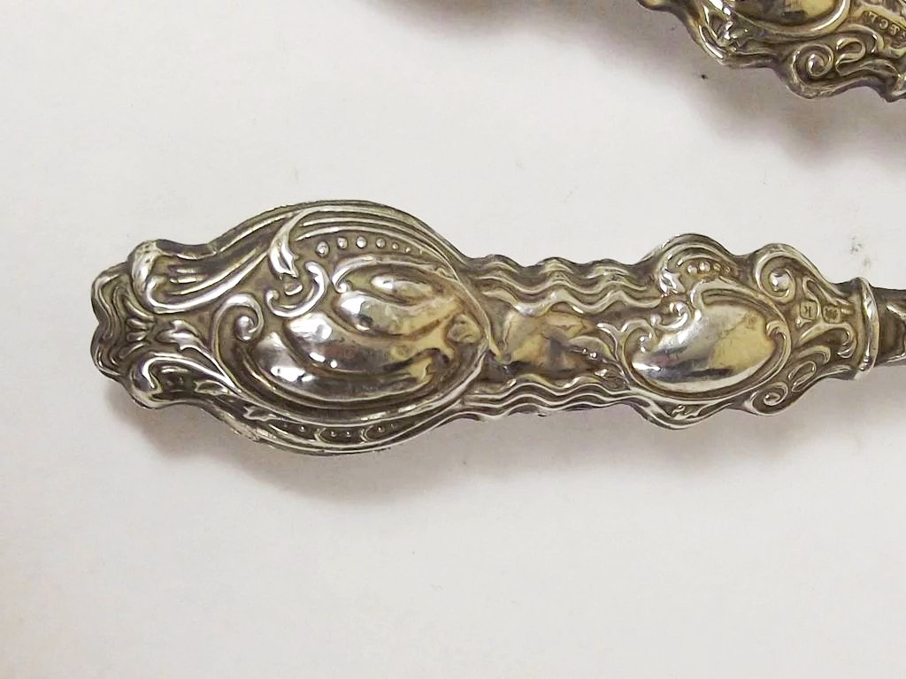 Silver Handled Pair Of Glove Stretchers - Birmingham 1909 - Image 3