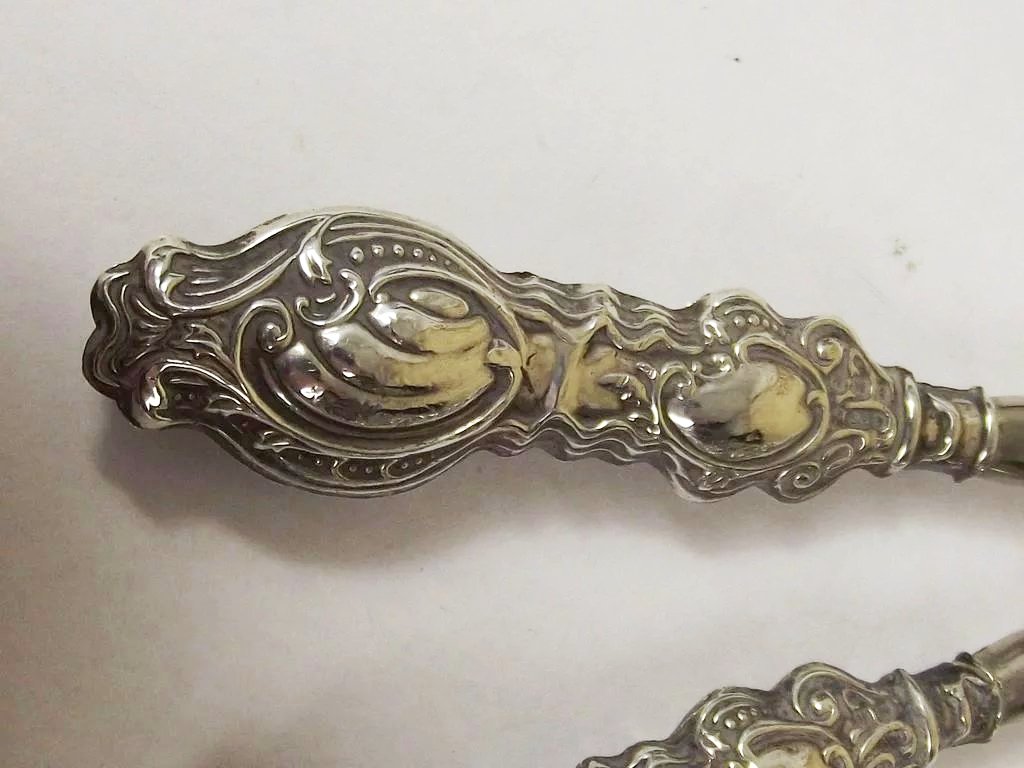 Silver Handled Pair Of Glove Stretchers - Birmingham 1909 - Image 4
