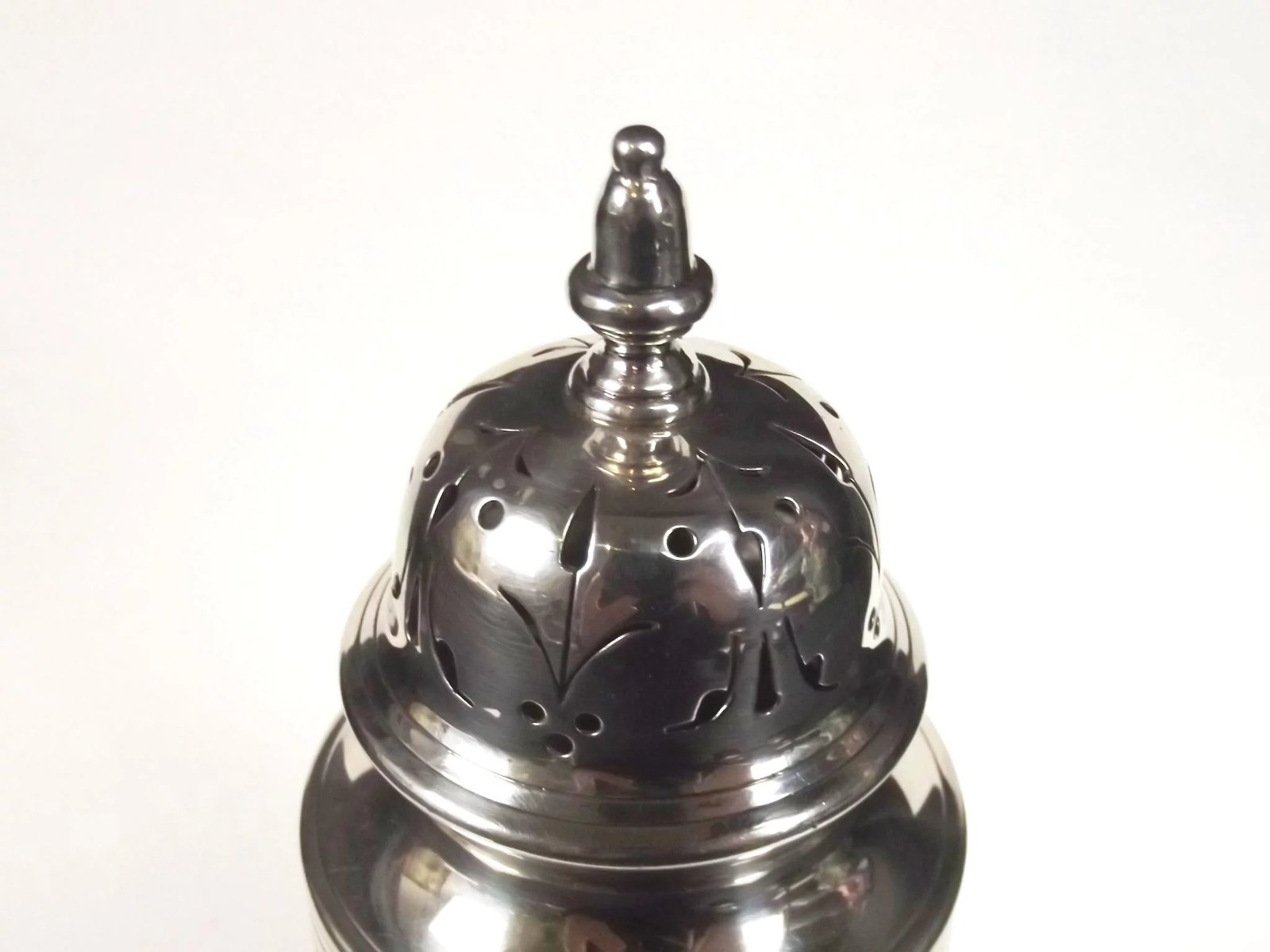 Silver London 1915 George III Style Sugar Shaker - Image 6