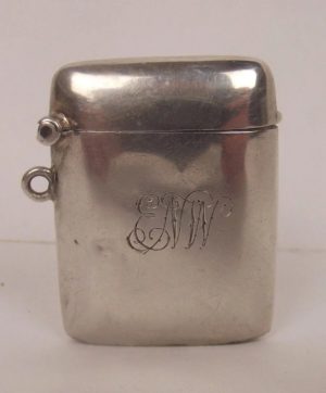 Silver Vesta Case Birmingham 1922