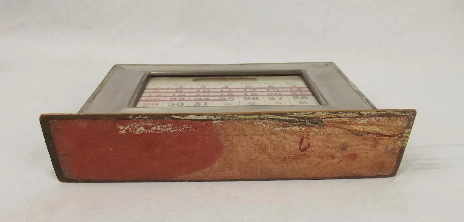 Sliver Plated Frame Perpetual Calendar - Image 8