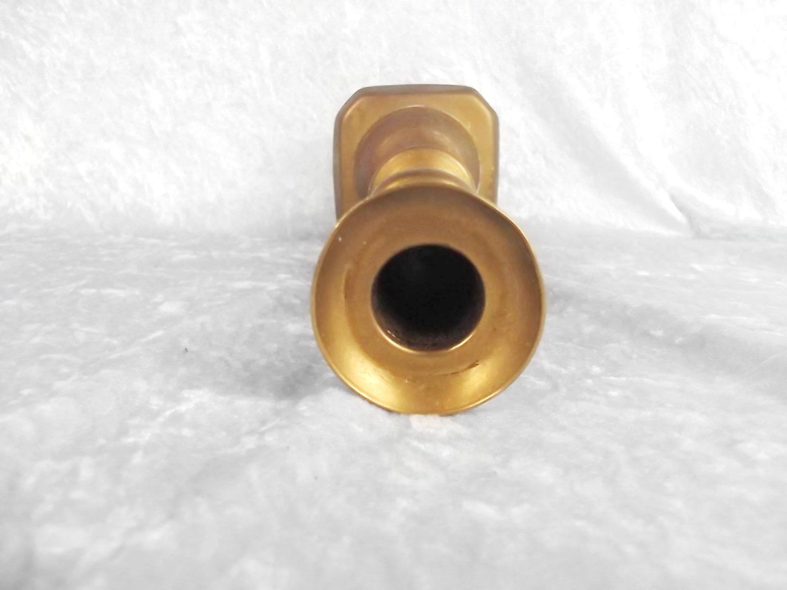 Small Pair Of 19th Century Brass Ejector Candlestick #5 - Image 7