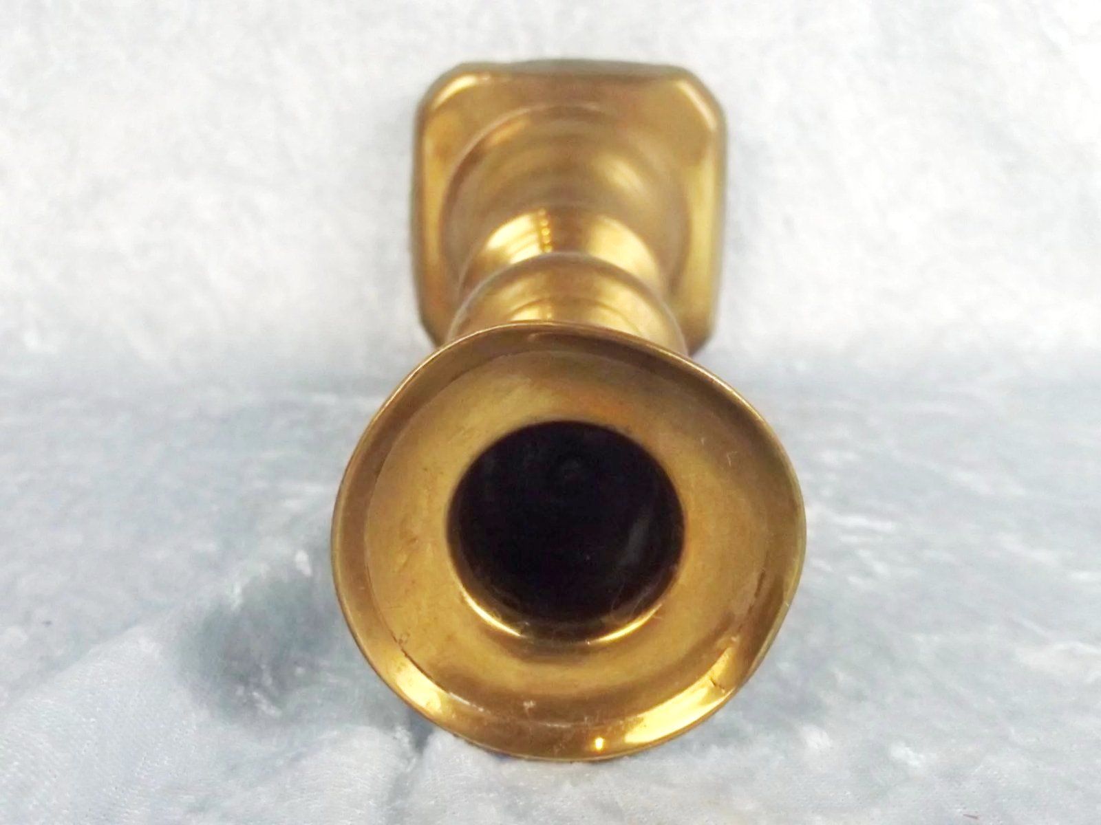 Small Pair Of 19th Century Brass Ejector Candlestick #5 - Image 4