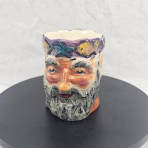 Staffordshire Pearlware Mug Of Father Neptune (Shorter & Sons, Ltd), circa 1940-1946