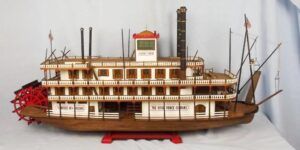 Static Model Of A New Orleans Paddle Steamer The River Prince