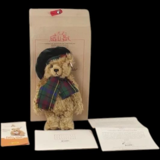 Steiff Club 654732 Limited Edition Scottish Teddy Bear (2007 of 3000)