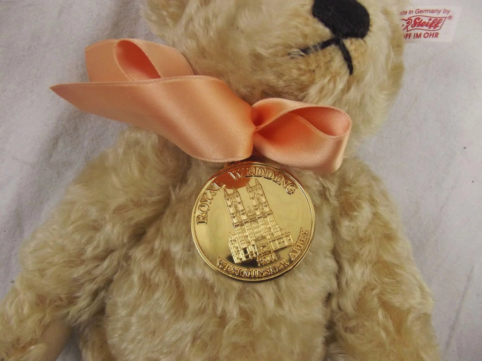 Steiff Teddy Bear Exclusive Danbury Mint Royal Wedding - Image 5