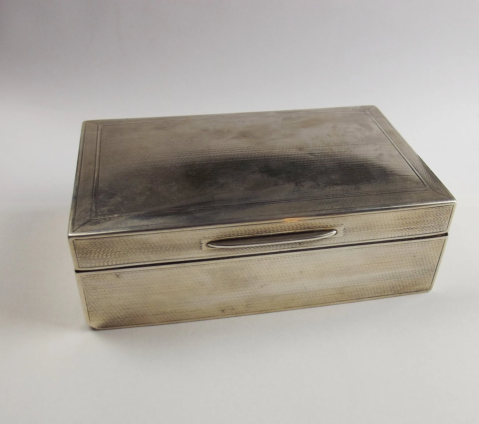 Sterling Silver Cigarette Case London 1926