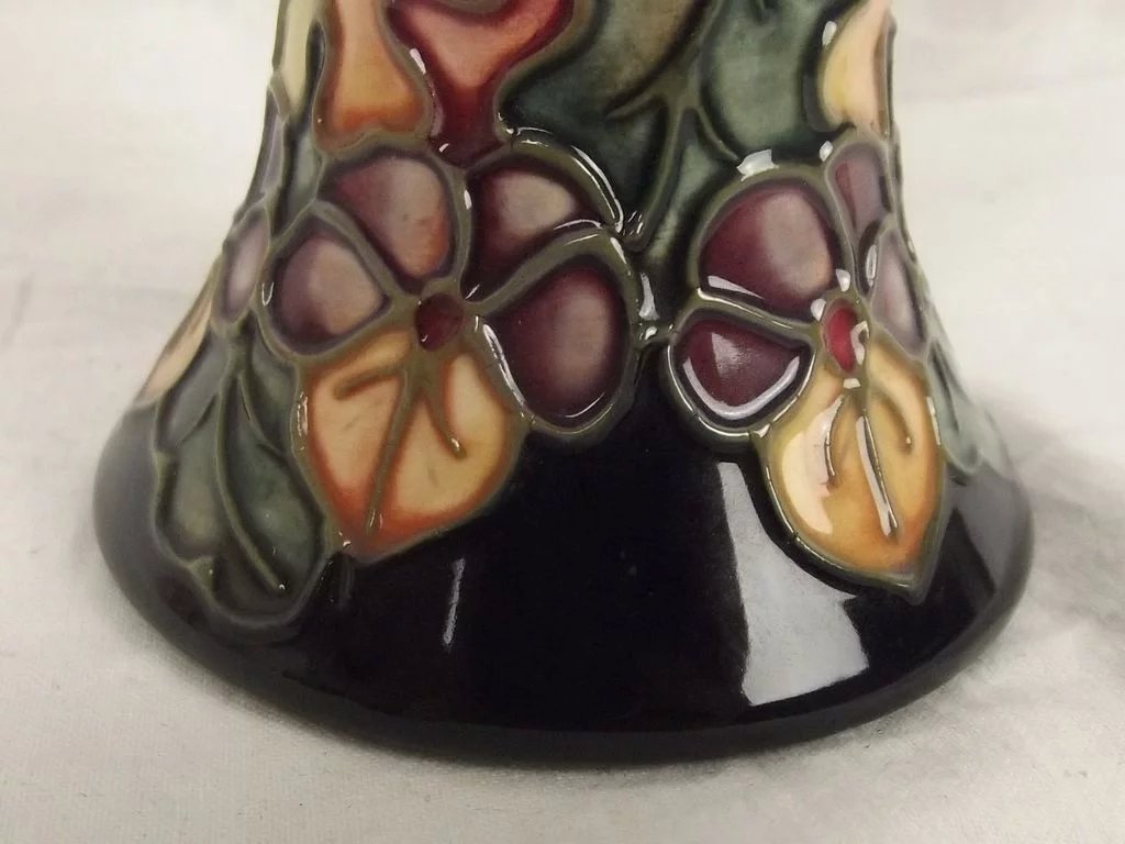 Stunning Moorcroft Oberon Pattern 11 Inch Tall Baluster Vase - Image 7